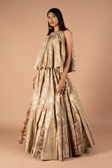 Gold Printed Top Bottom SetDSC00329