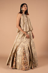 Gold Printed Top Bottom SetDSC00330