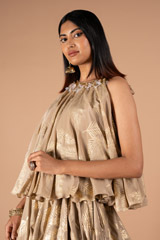 Gold Printed Top Bottom SetDSC00333