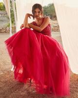 Hot Pink Tulle Gown