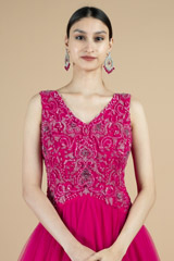 Hot Pink Tulle GownDSC09820