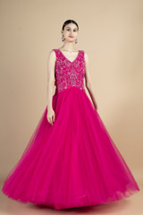 Hot Pink Tulle GownDSC09831