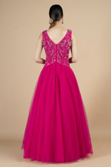 Hot Pink Tulle GownDSC09833