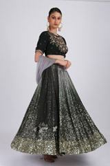 Green Ombre Katdana LehengaIMG_2837