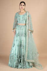 Mint  Green Lehenga  SetDSC09986