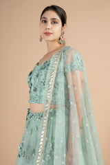 Mint  Green Lehenga  SetDSC09994