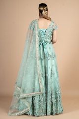 Mint  Green Lehenga  SetDSC09995