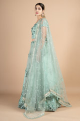 Mint  Green Lehenga  SetDSC09998
