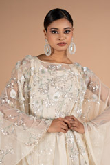 Embellished Cream DressDSC06719