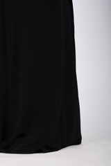 Black Waist Cut Out Gown_SUB0299