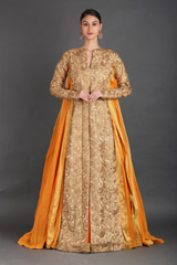 Orange Gota Panels Lehenga1182_video