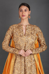Orange Gota Panels LehengaIMG_0658