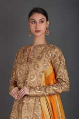 Orange Gota Panels LehengaIMG_0660