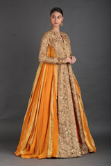 Orange Gota Panels LehengaIMG_0669