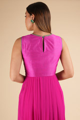 Pink Georgette Kurta SetDSC02012