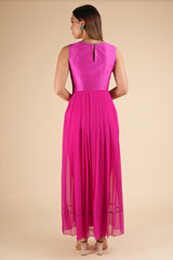 Pink Georgette Kurta SetDSC02013