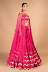 Pink Sequins Lehenga SetDSC09640