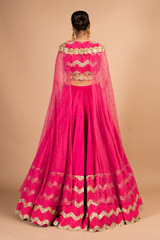 Pink Sequins Lehenga SetDSC09649