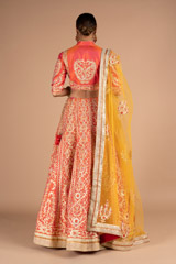 Red Embroidered LehengaDSC06790