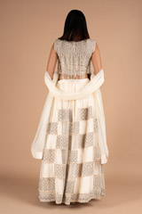 Ivory embellished lehenga setDSC06778