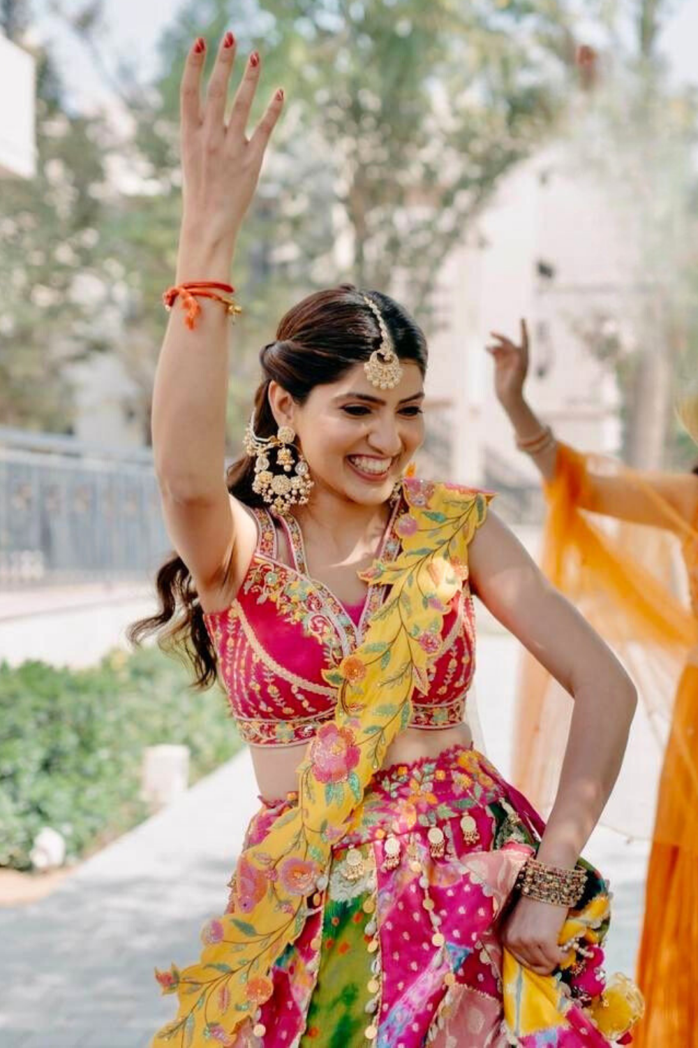 Multicolor Patchwork Lehenga4