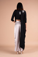 Saree Gown With Blouse And PantsDSC06989