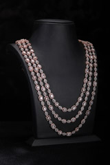 Silver Stone Necklace SetIMG_0633