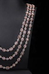 Silver Stone Necklace SetIMG_0635