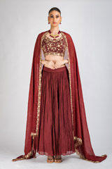 Red Embroidered Lehenga1210_video