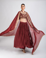 Red Embroidered Lehenga_DSC4492-Edit