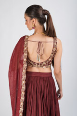 Red Embroidered Lehenga_DSC4494-Edit