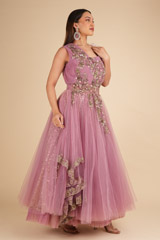 One-shoulder Pleated GownDSC01831