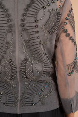 Black Hand Embroidered Top Bottom SetDSC06945