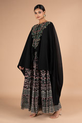 Black Cape Gown