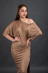 Golden High Slit Gown_DSC7766-Edit