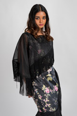 Black Floral Printed Gown_DSC7699-Edit