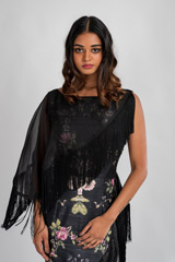 Black Floral Printed Gown_DSC7700-Edit