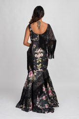 Black Floral Printed Gown_DSC7710-Edit
