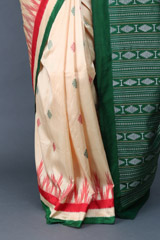 Yellow Ikat Silk SareeIMG_6217