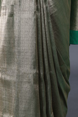 Green Brocade SareeIMG_5166