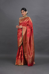 Red Kanjeevaram SareeADL00583