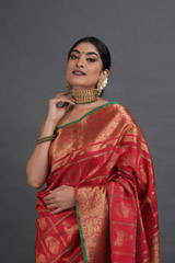 Red Kanjeevaram SareeADL00610