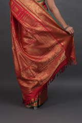 Red Kanjeevaram SareeADL00632