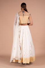 Falling Daisies Polka LehengaDSC07726