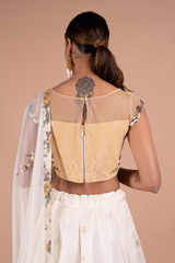 Falling Daisies Polka LehengaDSC07727