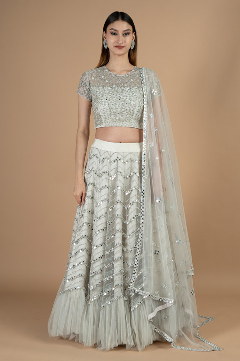 Mirror Lehenga Set