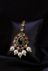 Golden Pearl Choker Necklace SetIMG_0398