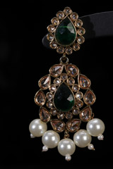 Golden Pearl Choker Necklace SetIMG_9897