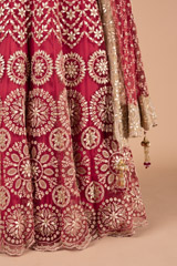 Red Embellished Saree GownDSC07605
