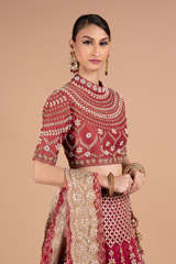 Red Embellished Saree GownDSC07609